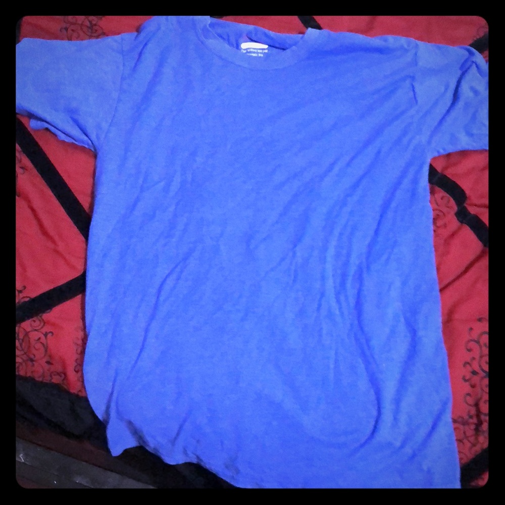 Hanes blue T
